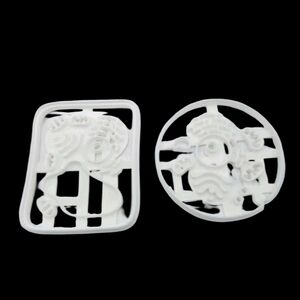 Set of 2 Human & Plant Cell Cookie Cutters Bakerlogy Science Teacher